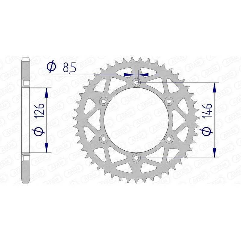 AFAM aluminum crown 15203 - 520 1074537010