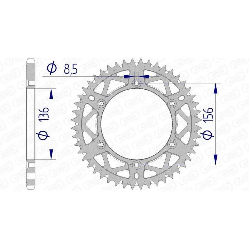 AFAM Ultralight self-cleaning aluminum crown 15206 - 520 1074538002