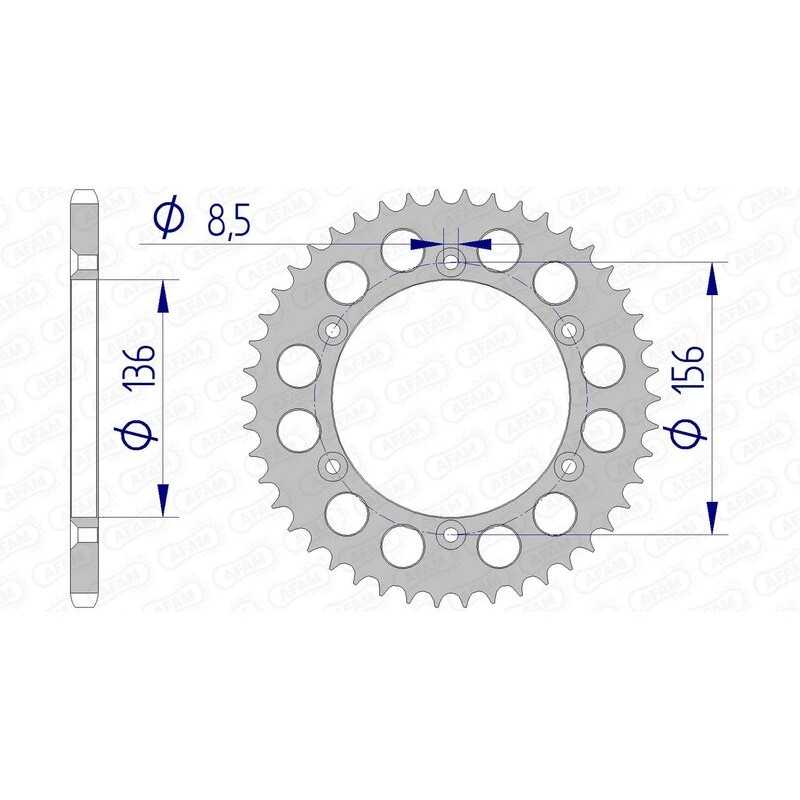 AFAM aluminum crown 15206 - 520 1074539006