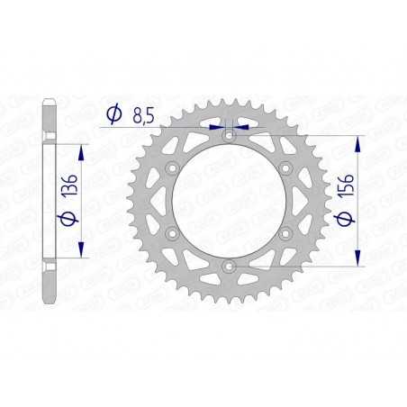 AFAM aluminum crown 15206 - 520 1074539010