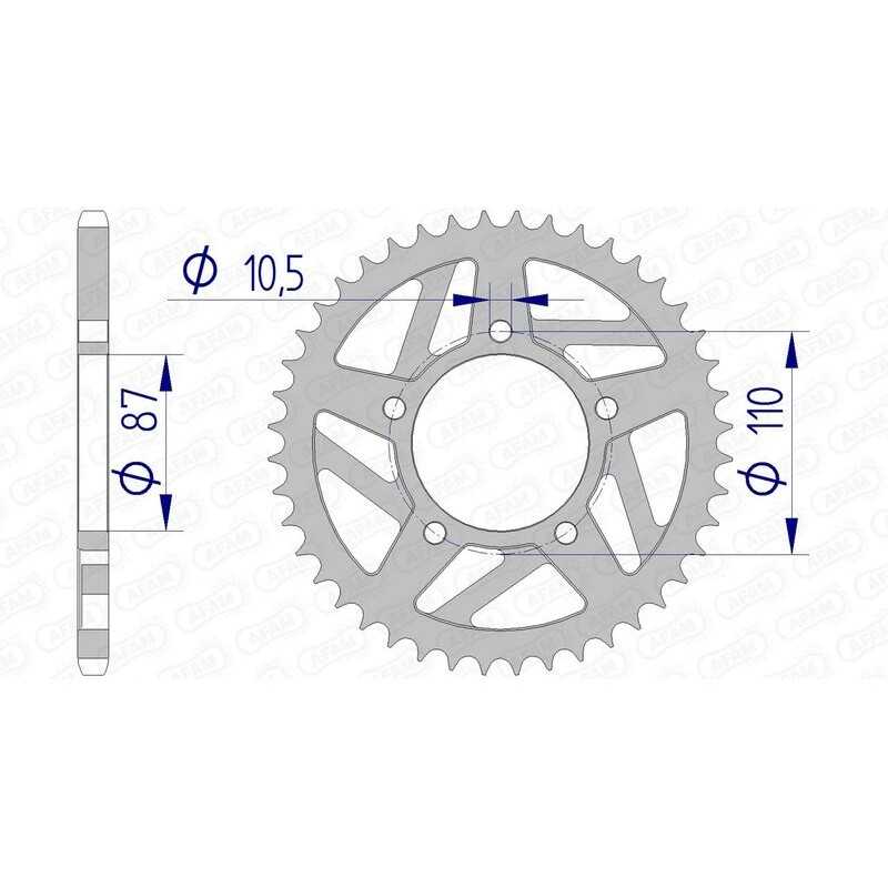 AFAM aluminum crown 15405 - 520 1074548003