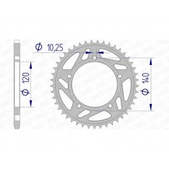 AFAM aluminum crown 15605 - 520 1074551009