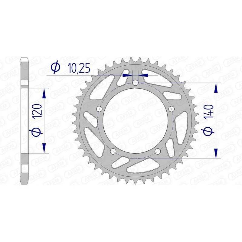 AFAM aluminum crown 15605 - 520 1074551009