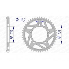 AFAM aluminum crown 165800 - 525 1074577004