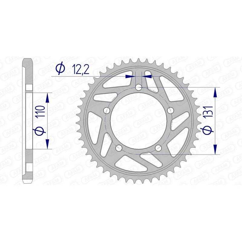 AFAM aluminum crown 165800 - 525 1074577004