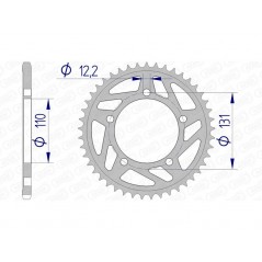 AFAM aluminum crown 165801 - 520 1074578003