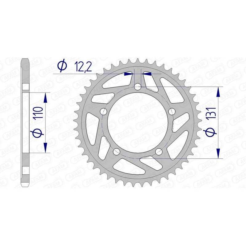 AFAM aluminum crown 165801 - 520 1074578003