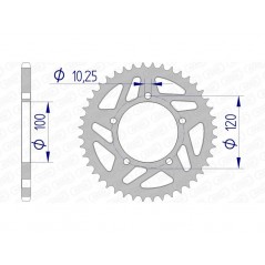 AFAM aluminum crown 36801 - 520 1074635006