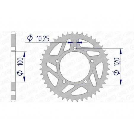 AFAM aluminum crown 36801 - 520 1074635006