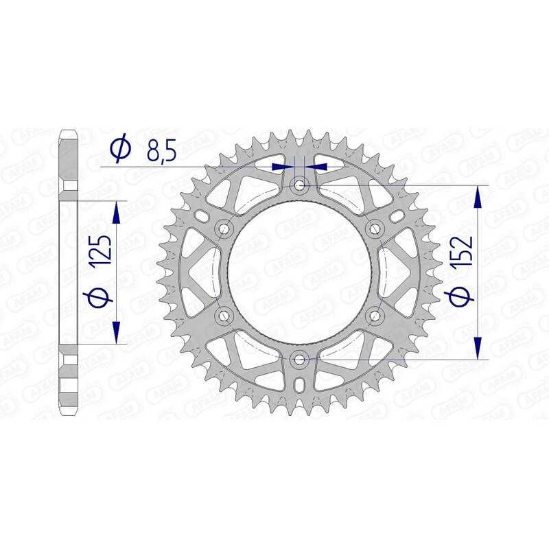AFAM Ultralight self-cleaning aluminum crown 39300 - 520 1074642002