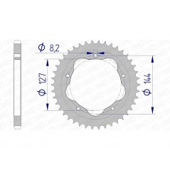 AFAM aluminum crown 51608 - 525 1074691003