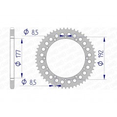 AFAM aluminum crown 63300 - 520 1074712002