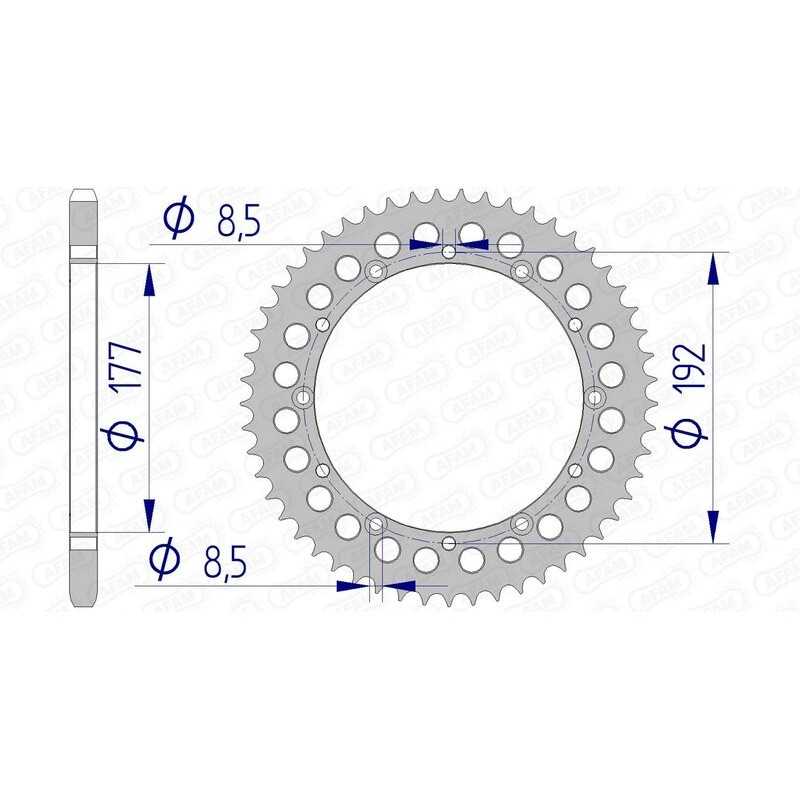 AFAM aluminum crown 63300 - 520 1074712002