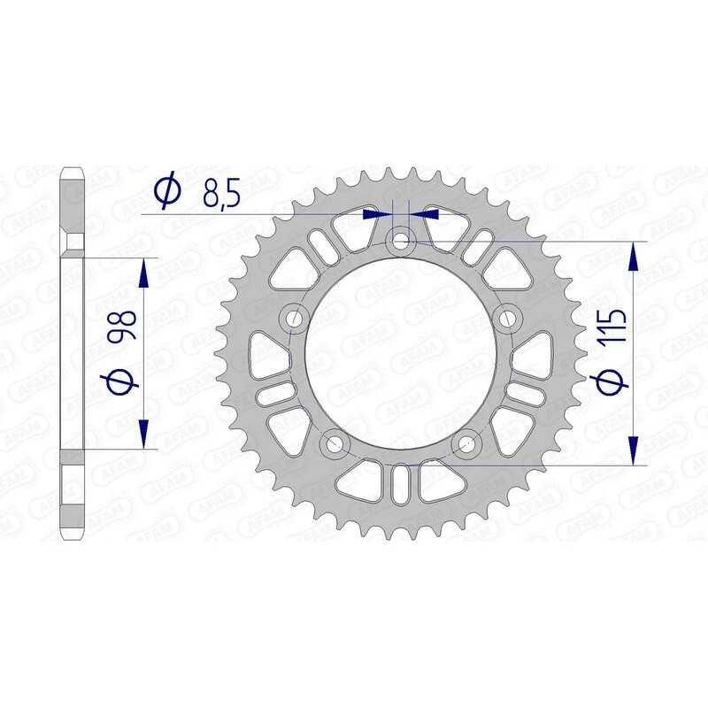 AFAM aluminum crown 72101 - 420 1074725002