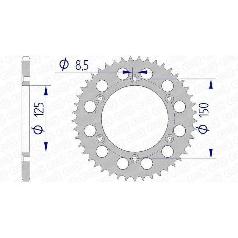 AFAM aluminum crown 72304 - 520 1074736007