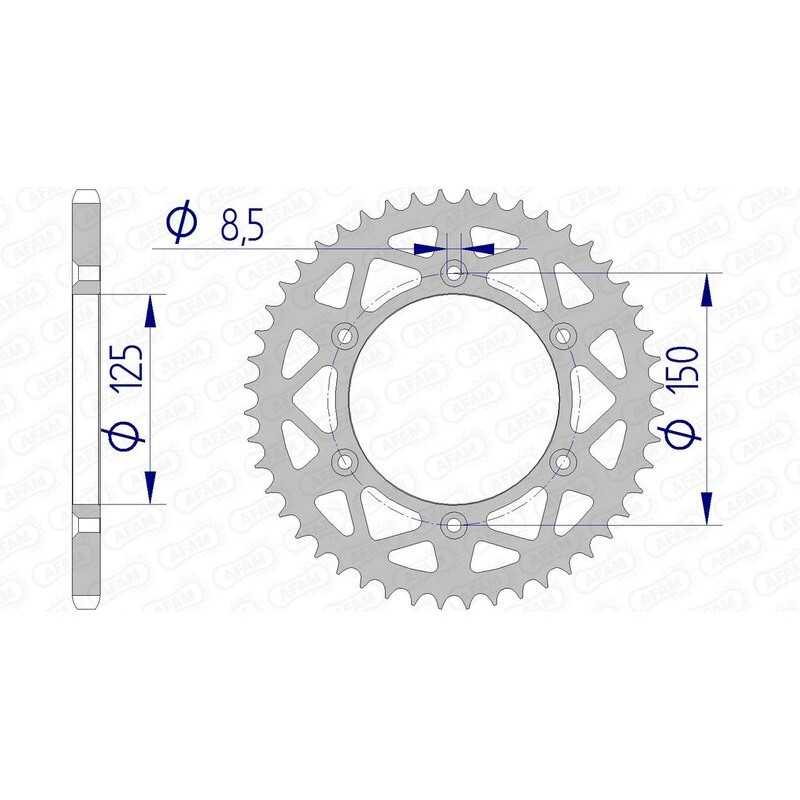 AFAM aluminum crown 72304 - 520 1074736005