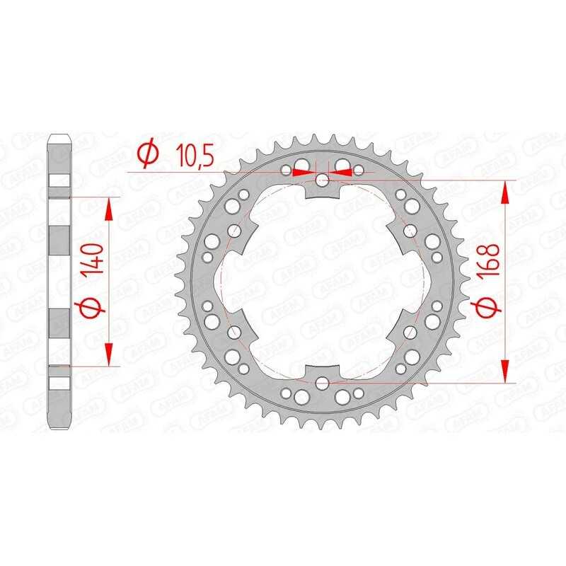 AFAM Standard steel crown 92635 - 525 1074790002