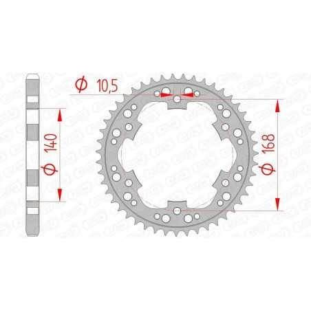 AFAM Corona acero estándar 92635 - 525 1074790002