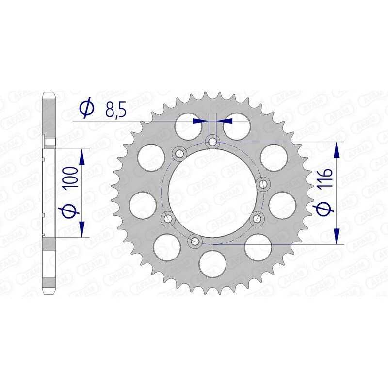 AFAM aluminum crown 93303 - 520 1074805002