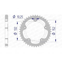 AFAM aluminum crown 93836 - 525 1074818002