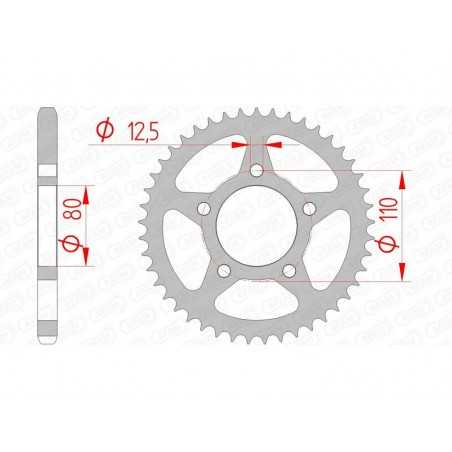 AFAM Corona acero estándar 10608 - 525 1074372002