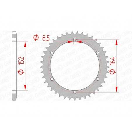 AFAM Corona acero estándar 12502 - 520 1074442002