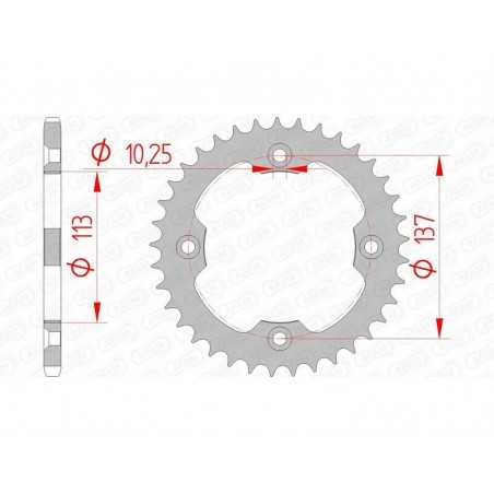 AFAM Corona acero estándar 14412 - 520 1074516002
