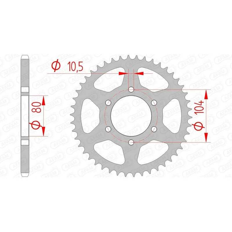 AFAM Standard steel crown 16606 - 520 1074587002