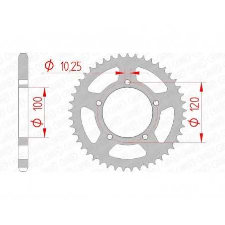 AFAM Corona acero estándar 35800 - 525 1074624002