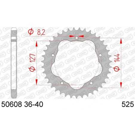 AFAM Corona acero estándar 50608K - 525 1074671001