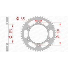 AFAM Standard steel crown 71304 - 520 1074717010