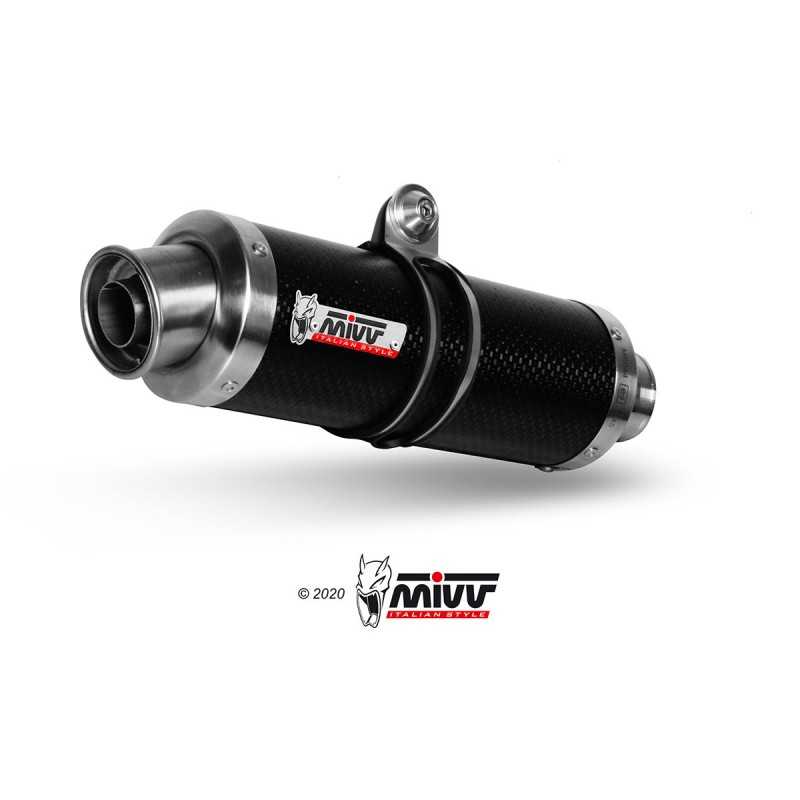 MIVV Escape moto completo posicion STANDARD SPORT FULL SYSTEM 1X1 GP CARBON KT.009.L2S