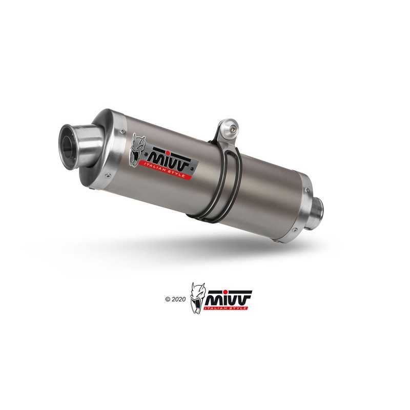 MIVV Motorcycle exhaust position STANDARD SPORT SLIP-ON OVAL TITANIUM Y.004.LN