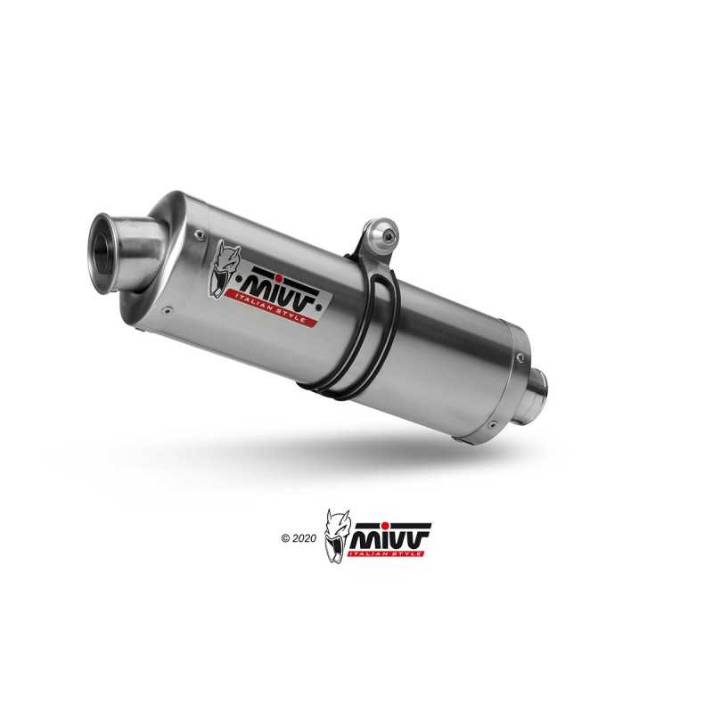 MIVV Motorcycle exhaust position STANDARD SPORT SLIP-ON OVAL INOX K.011.LX1