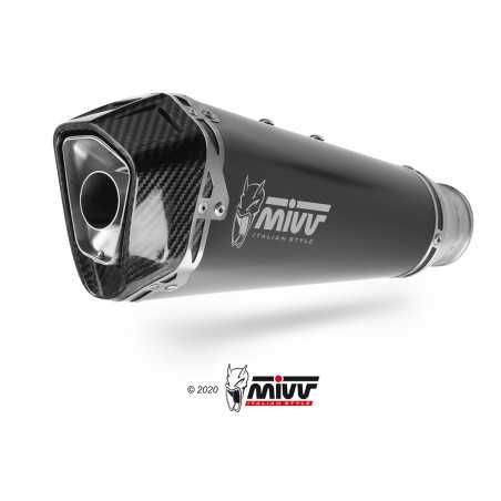 MIVV Motorcycle exhaust position STANDARD SPORT SLIP-ON DELTA RACE BLACK INOX K.054.LDRB