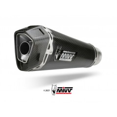MIVV Motorcycle exhaust position STANDARD SPORT SLIP-ON DELTA RACE BLACK INOX T.021.LDRC