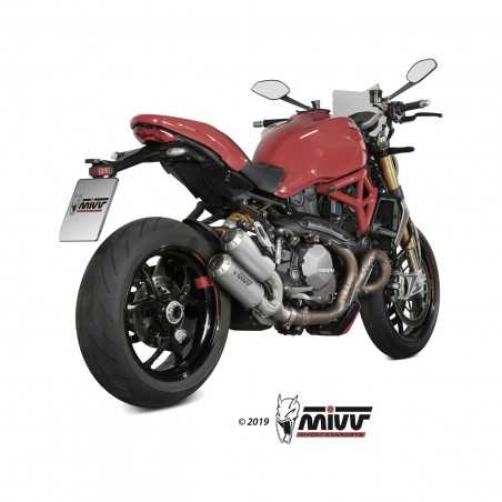 MIVV Motorcycle exhaust position STANDARD SPORT SLIP-ON DELTA RACE BLACK INOX D.041.LDRB