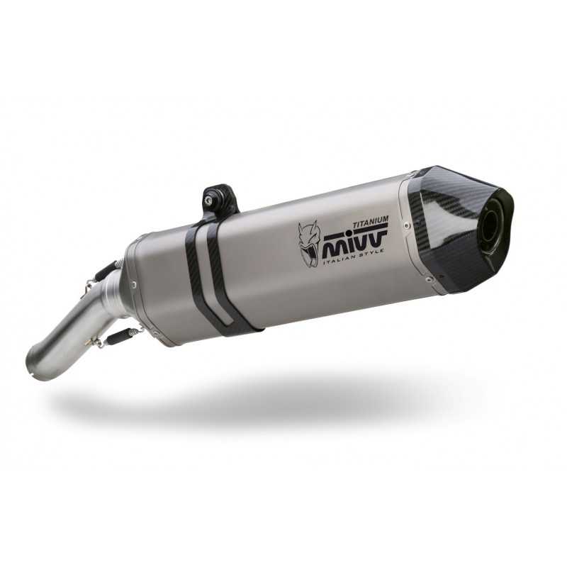 MIVV Escape moto posicion STANDARD SPORT SLIP-ON SPEED EDGE TITANIUM B.004.LGS