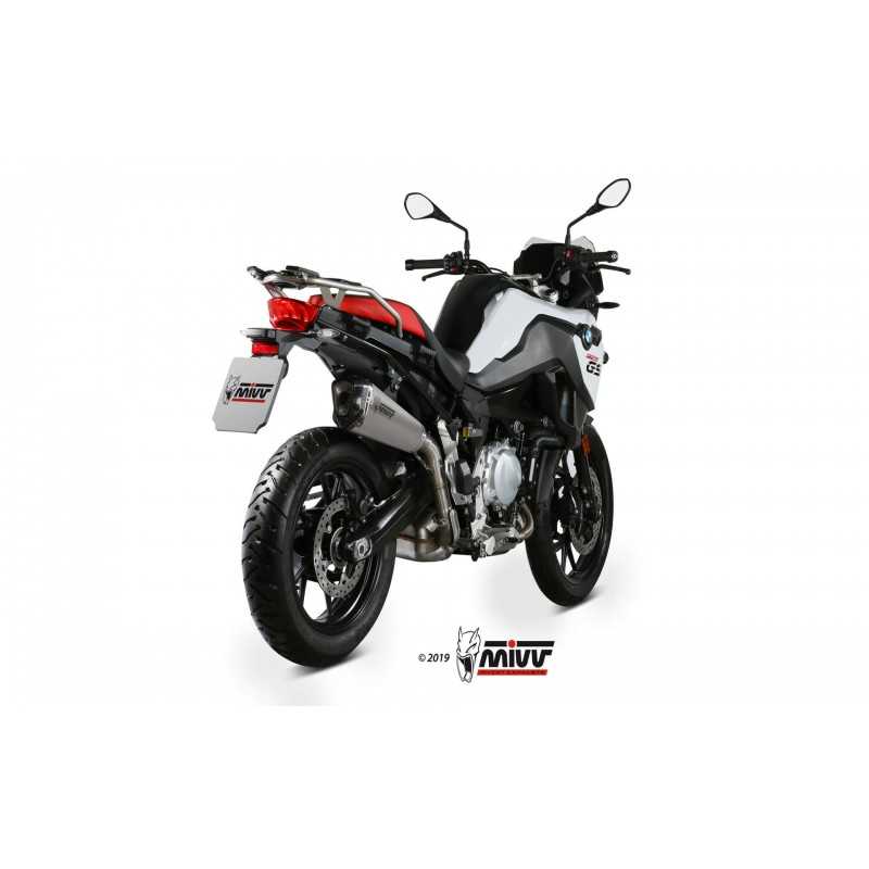 MIVV Motorcycle exhaust position STANDARD SPORT SLIP-ON DELTA RACE BLACK INOX B.033.LDRB