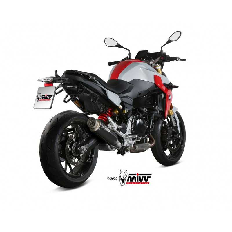MIVV Motorcycle exhaust position STANDARD SPORT SLIP-ON X-M1 BLACK INOX B.038.LC4B