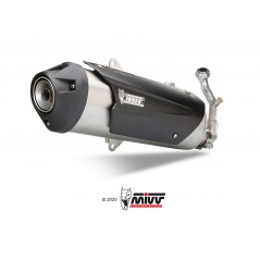 MIVV Escape moto completo posicion STANDARD URBAN FULL SYSTEM 1X1 INOX C.KY.0013.K