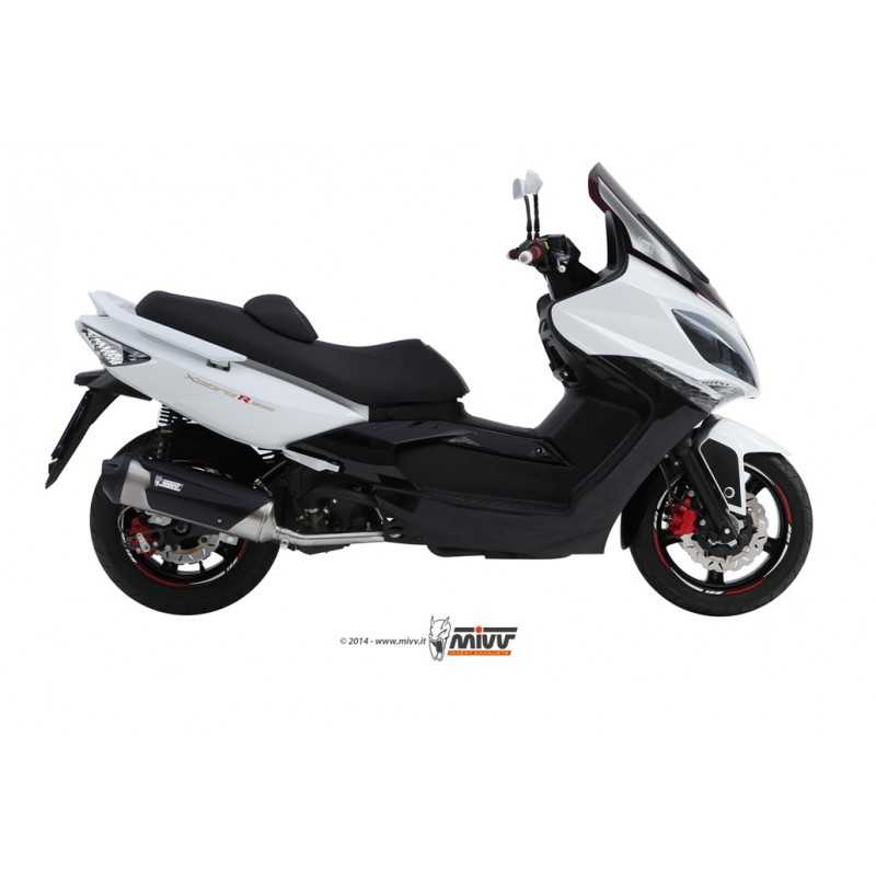 MIVV Escape moto completo posicion STANDARD URBAN FULL SYSTEM 1X1 INOX C.KY.0014.K
