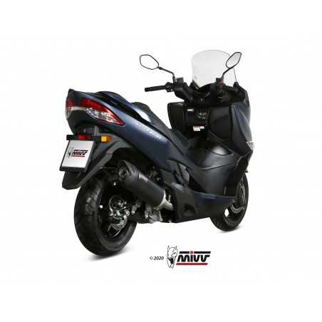 MIVV Escape moto completo posicion STANDARD URBAN FULL SYSTEM 1X1 INOX C.SU.0007.K