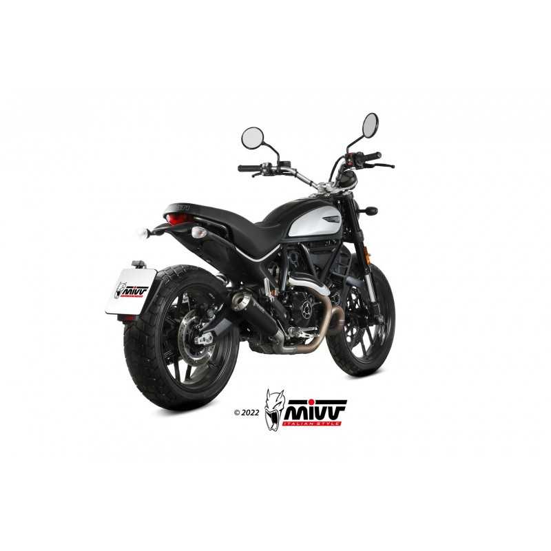 MIVV Escape moto posicion STANDARD SPORT SLIP-ON DELTA RACE BLACK INOX D.035.LDRB