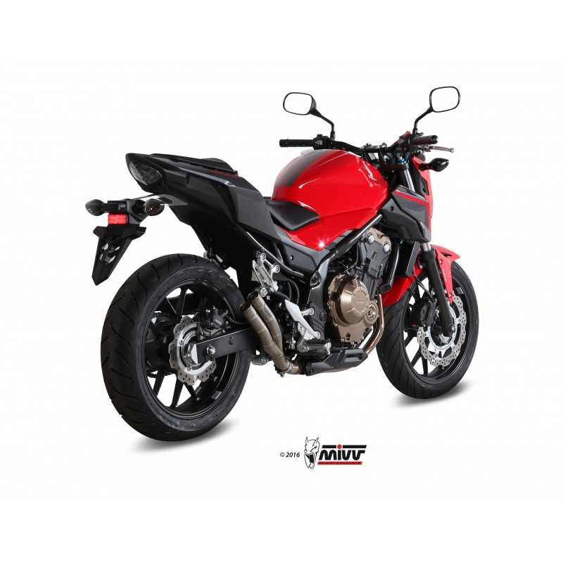 MIVV Motorcycle exhaust position STANDARD SPORT SLIP-ON GP BLACK INOX H.062.LXB