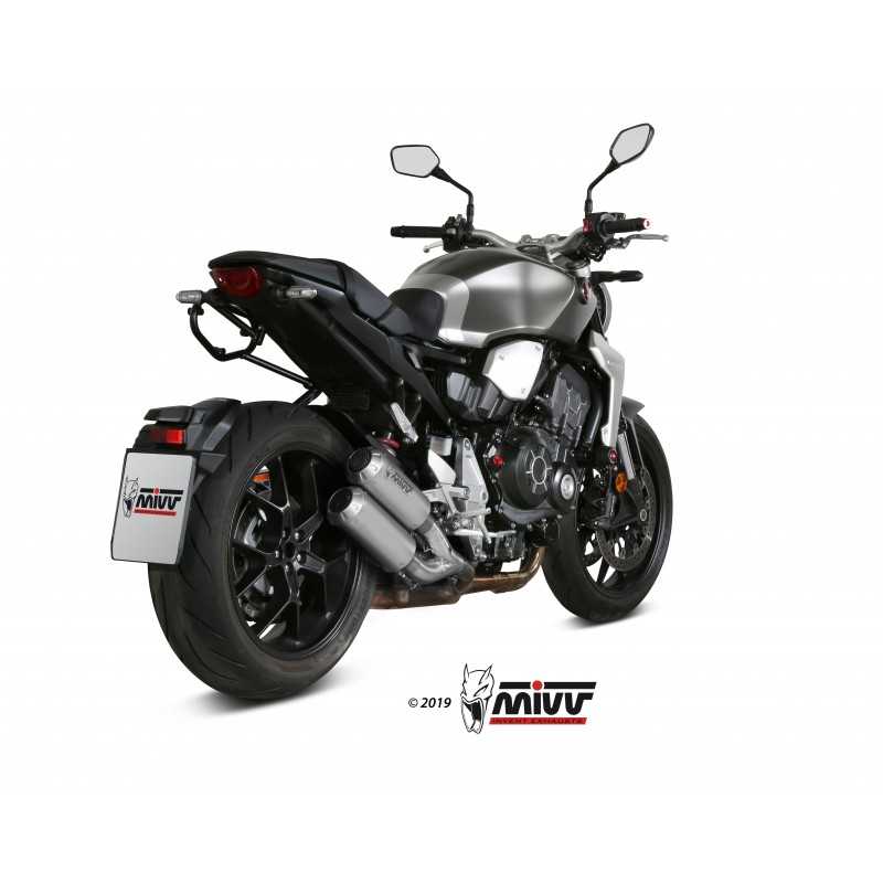 MIVV Escape moto posicion STANDARD SPORT 2 SLIP-ON MK3 BLACK INOX H.069.LM3B