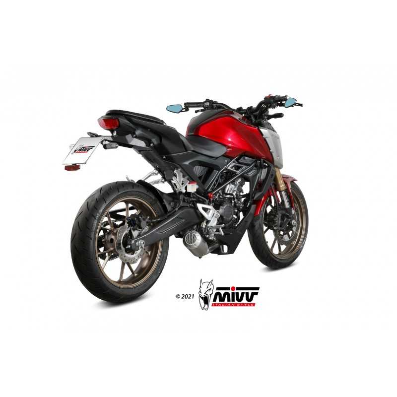 MIVV Escape moto completo posicion STANDARD SPORT FULL SYSTEM 1X1 MK3 CARBON H.078.SM3C