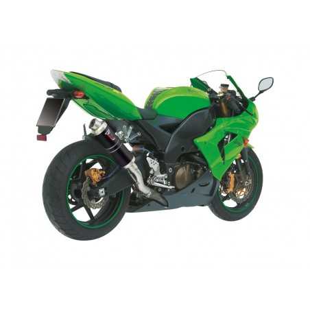 MIVV Escape moto posicion STANDARD SPORT SLIP-ON GP BLACK INOX K.012.LXB