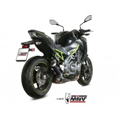 MIVV Escape moto posicion STANDARD SPORT SLIP-ON SUONO BLACK WITH CARBON CAP K.045.L9