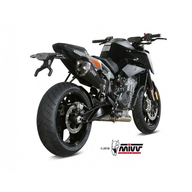 MIVV Escape moto posicion STANDARD SPORT SLIP-ON DELTA RACE INOX KT.020.LDRX